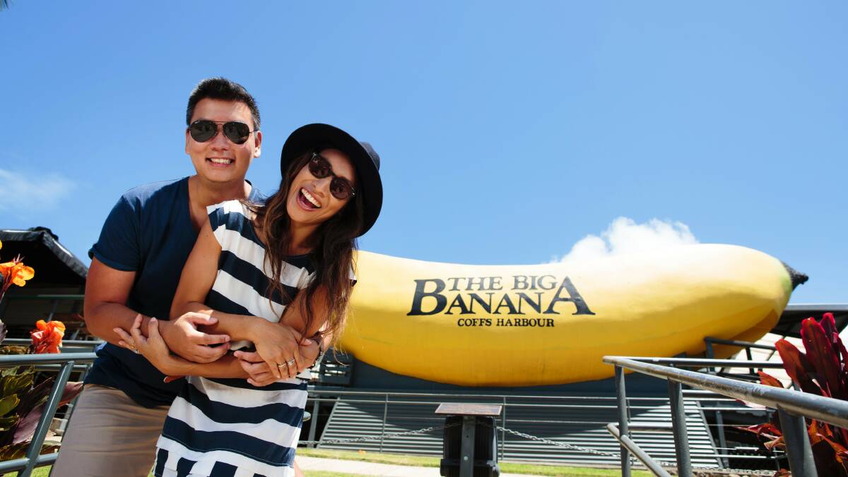 A visit to Coffs Harbour wouldn't be complete without a stop at The Big Banana. Picture: Destinaion NSW