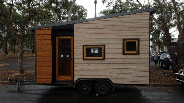 This tiny house stolen from Canberra, owned by business owner Julie Bray, has reportedly been spotted in Queensland. Photo: supplied