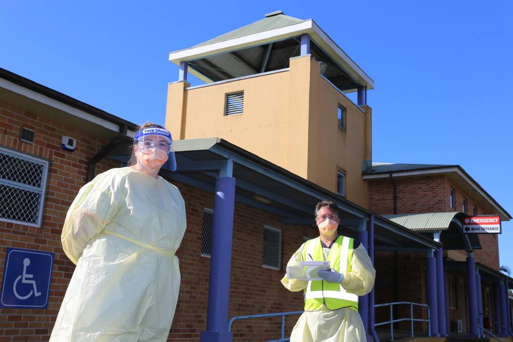 Sarah Duffus and Wayne Burns volunteered to operate the clinic at the old Macksville Hospital
