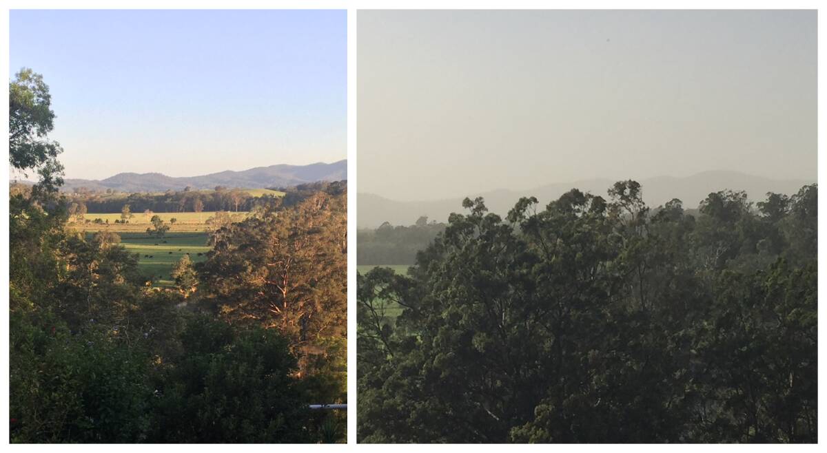 Before and After: The view to Yarahappini from Talarm. Photos by Christine Glover