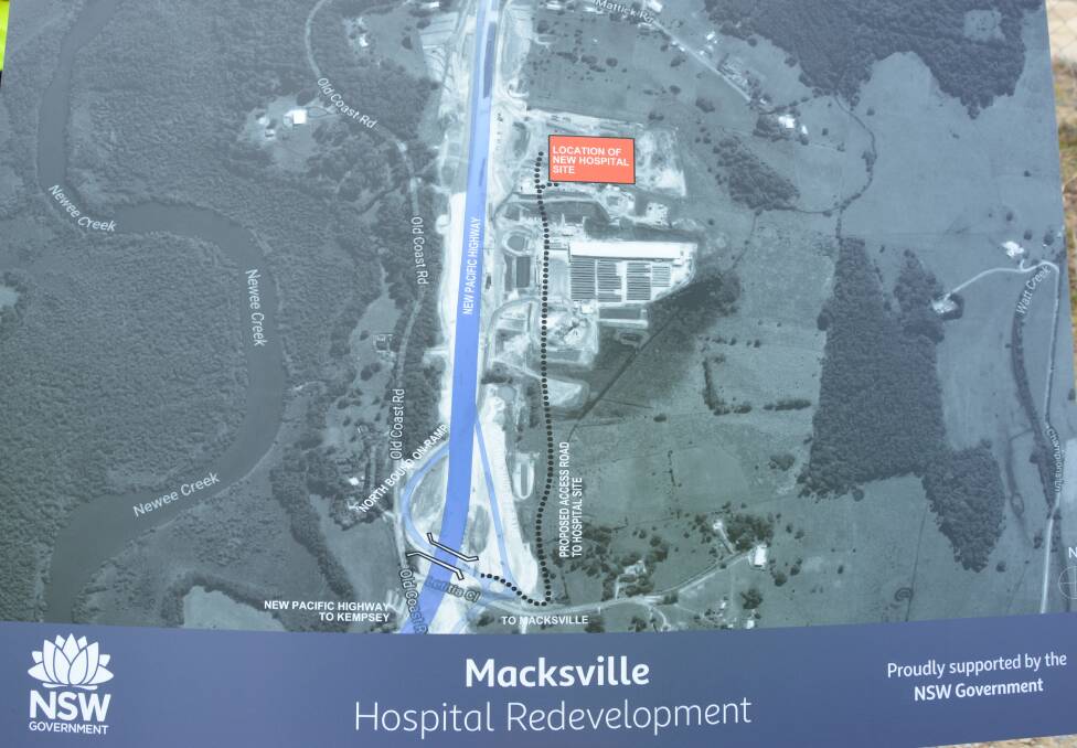 The new hospital siteplan