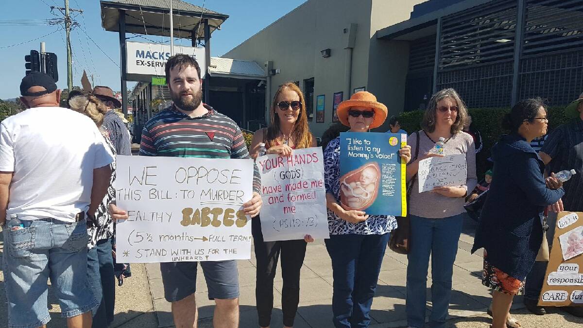 Pro-life protest in Macksville draws over 100 community members
