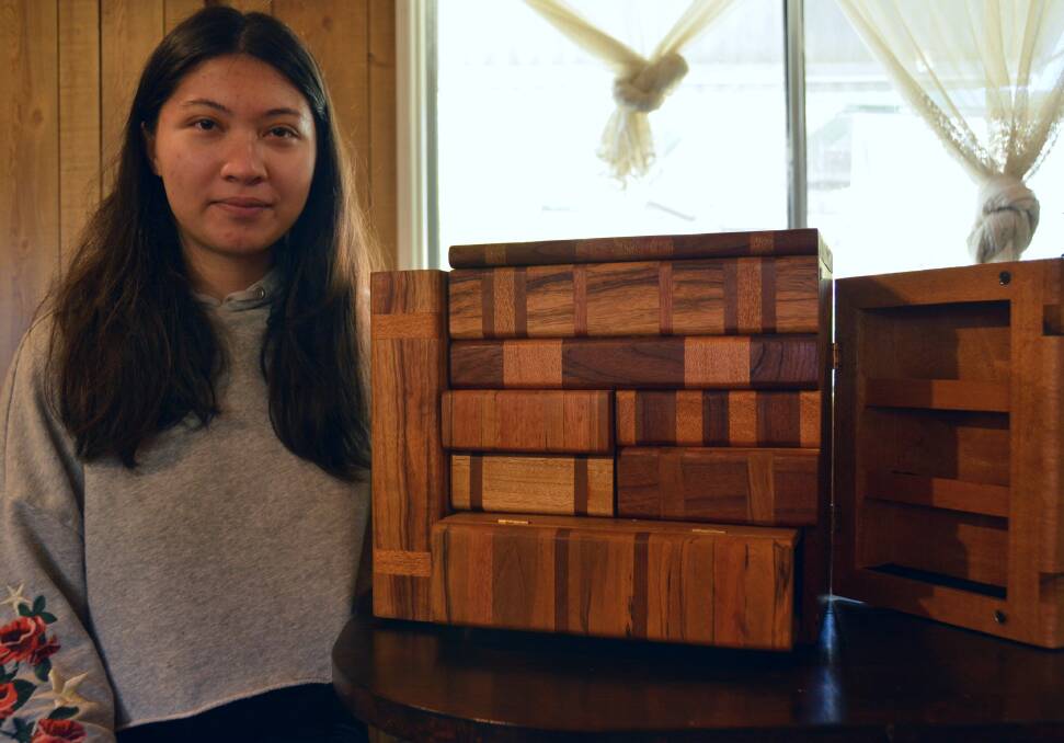 Shorna Tai and her prize-winning jewellery box