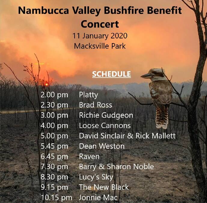 Music to bring relief to the Nambucca Valley after bushfires