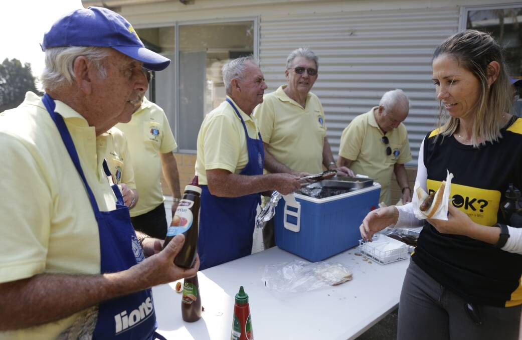 The Nambucca Heads Lions were cooking up a storm to feed over 400 kids.