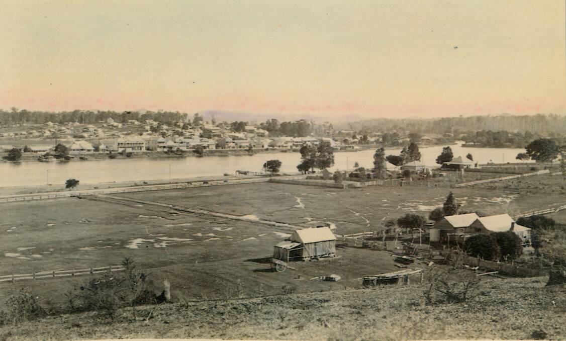 This photograph was taken a couple of years before the North Macksville Butter Factory was built on land that is just out of left frame. Image reprinted from 'Nambucca Valley Anzacs' by Trevor Lynch.