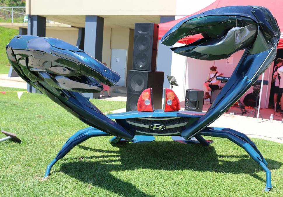 The crab was a showstopper at the festival