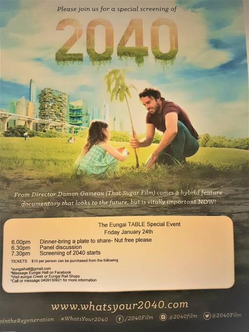 2040 screening and panel event: Eungai rethinks living on the land