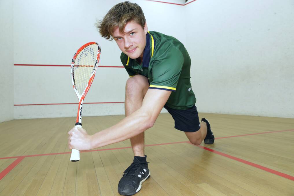 Ready to give those Kiwis a serve: Nick Gough is ecstatic at the chance to represent NSW in the Combined High Schools Trans-Tasman Interchange 
