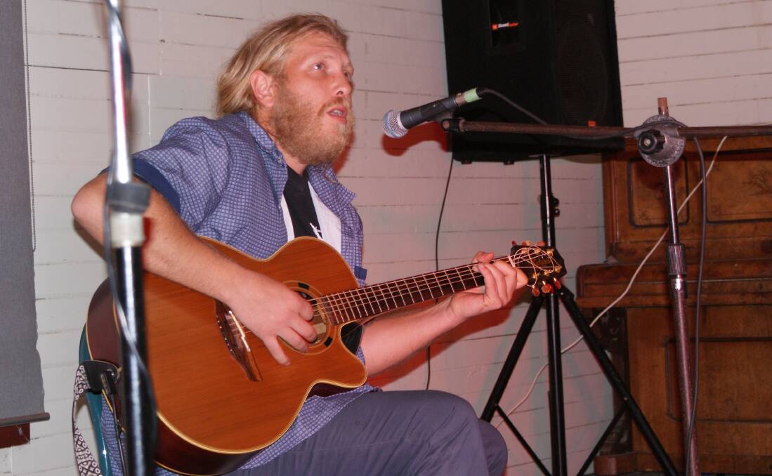 Local Ewan Mueck wowed Valla with his songwriting at this year's "Valla Has Talent".