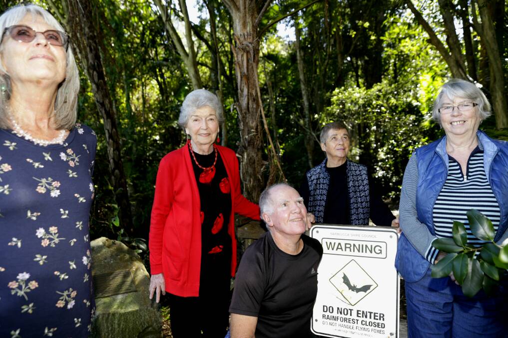 THEY FOUGHT THE GOOD FIGHT: Committee members Anne Smyth, Edna Stride, John Tait, Gwen Harden and Celia Ramsay.