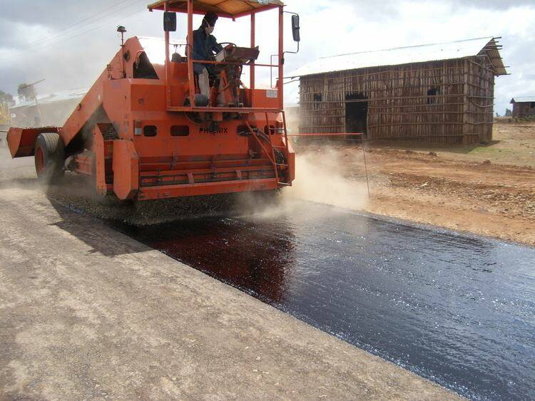Otta seal works being carried out in Africa. Photo sourced from Alchetron