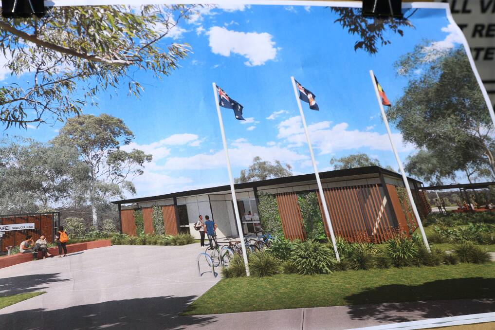 An artist's impression of the finished facility