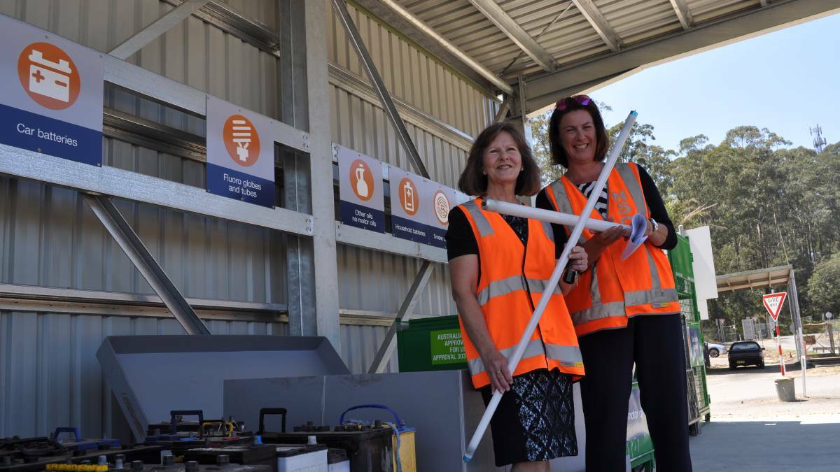 Flashback to 2015 when the recycling centre was opened by Member for Oxley Mel Pavey and mayor Rhonda Hoban.