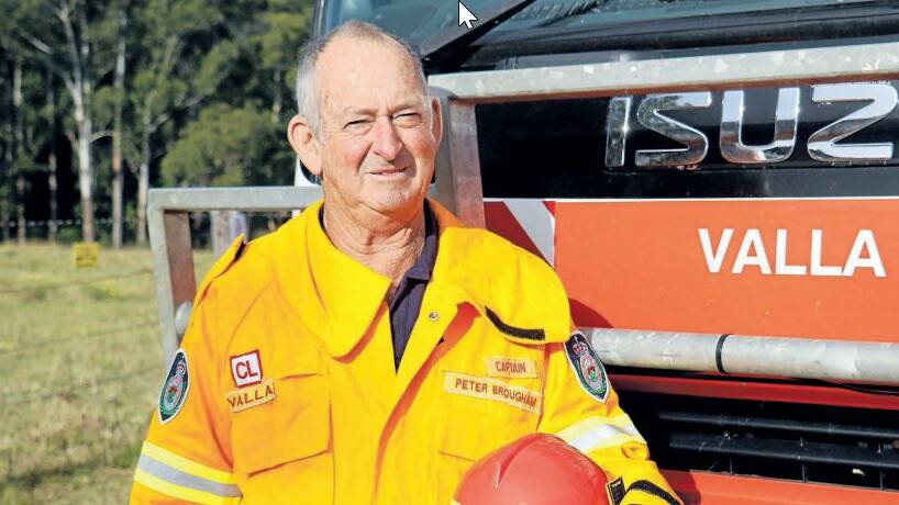 After decades in the hot seat as a volunteer firefighter, Valla legend Peter Brougham—a recipient in this year’s Queen’s Birthday Honours List— was also awarded the Australian Fire Service Medal.