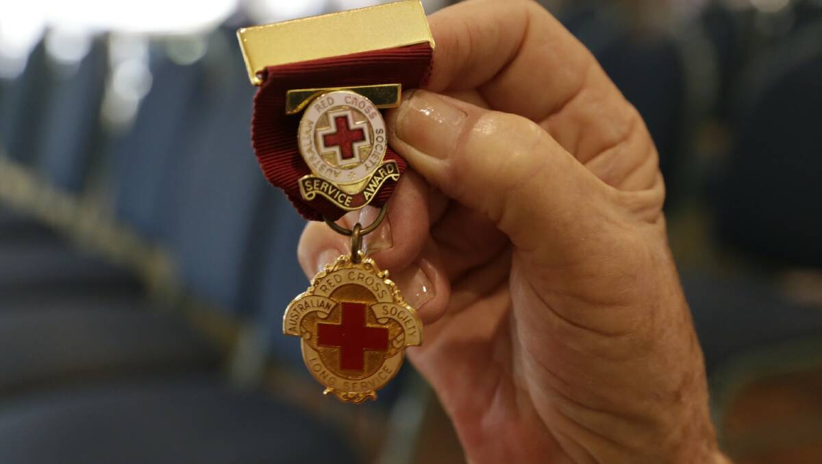 Beatrice's Australia Red Cross Society Service Award medal