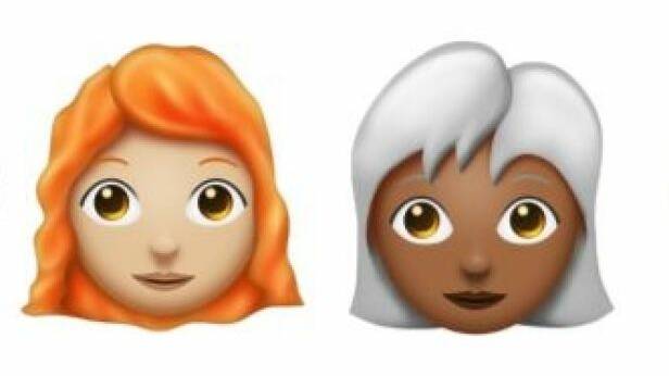 A red hair emoji is one of the most frequently requested. Photo: Emojipedia