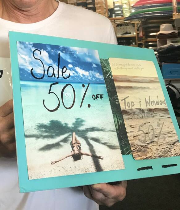 IN STORE: Coastal Curves Surf Shop is offering customers a 50% off table with heaps of great specials on all your favourite surf brands. With nine participating stores, Thursday is the day to shop and save in Nambucca.