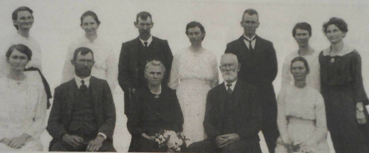 Catherine Frank, Charles Frank and family. Photo supplied by Rachel Burns