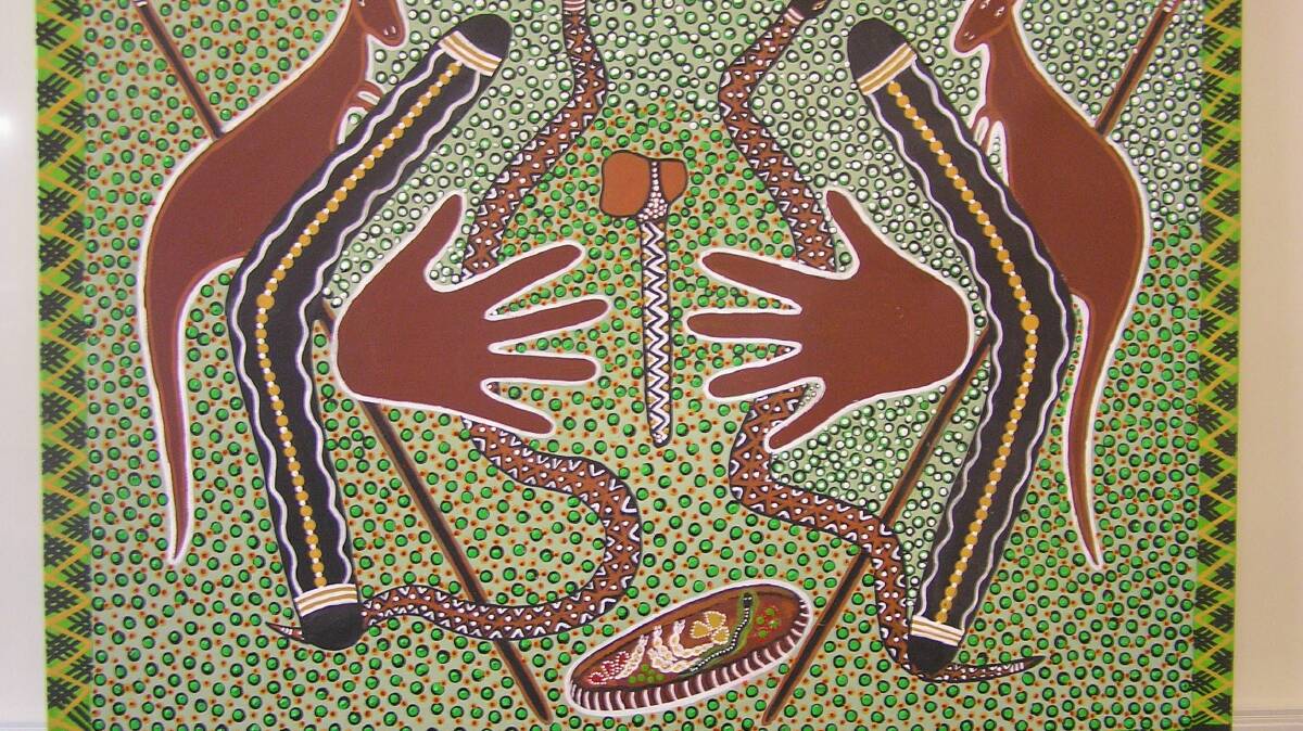 November 9-December 3: Grass Roots People - A DNAAG exhibit of new works from graduates of Aboriginal Cultural Arts Course TAFE NSW, Wauchope Campus. Artists  are Isabell Moran, Lisa Travers, Verqelle Fisher, Angela Roberts and Natasha Chatfield.