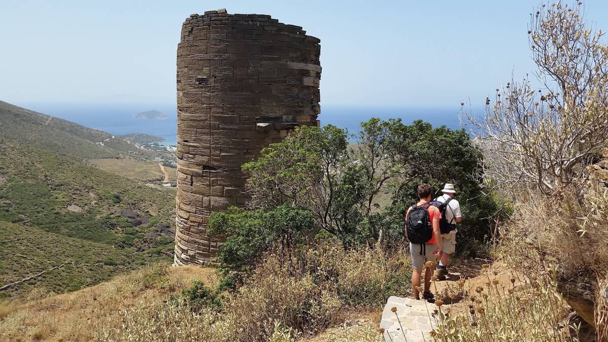 Andros: Unspoilt beaches, natural springs and archaeological marvels. 
