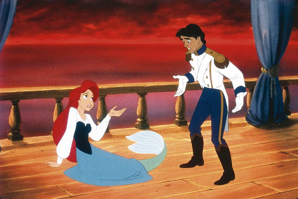 Ariel and Prince Eric in The Little Mermaid. Picture: Walt Disney Company