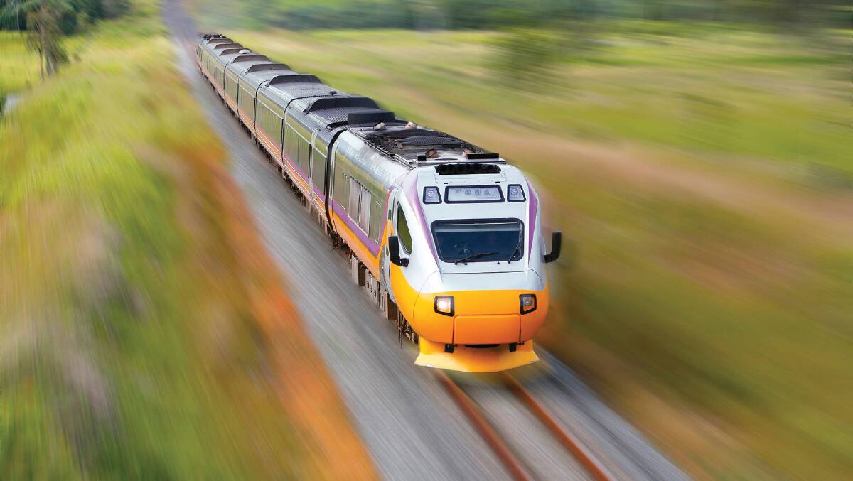 Australia continues to dither over a very fast train. Picture: Supplied