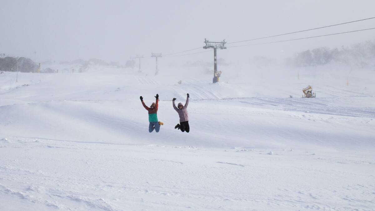 Perisher has opened to skiers one week ahead of the snow season. Picture: Perisher