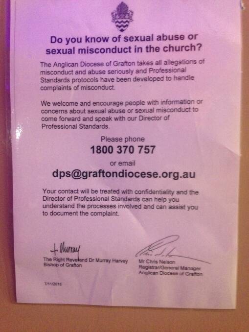 Mission accomplished: Anglican Church changes its poster on sexual abuse