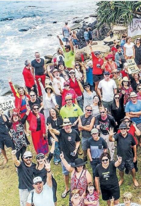 As large groups gathered to protest all over Australia on Saturday, local residents felt they had to do something. Photo by Zahn Pithers.