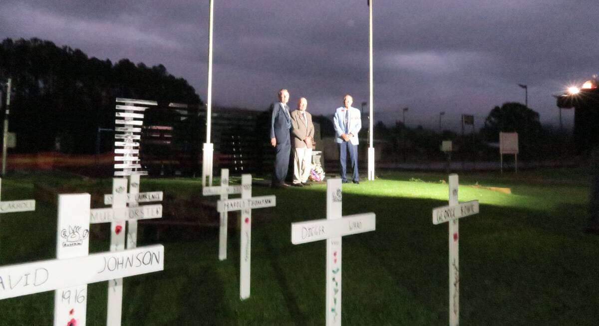 Photos from the dawn service and complimentary breakfast this morning