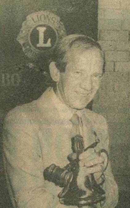 Original Macksville Lions' president Ken Mills, 1978.