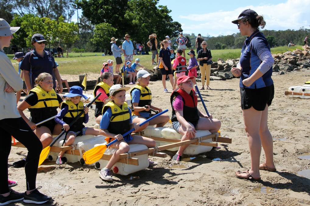 Girl Guide Rafting and Games Day at Bellwood