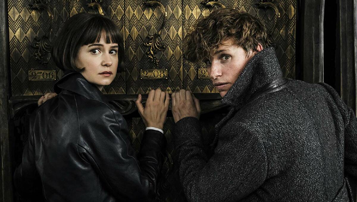 MAGIC: Eddie Redmayne and Katherine Waterston in Fantastic Beasts: The Crimes of Grindelwald (2018) in Majestic Cinemas Nambucca until mid December.