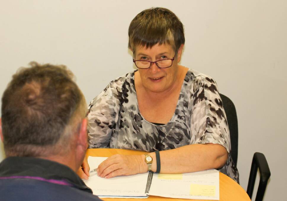 Anne Bax helps veterans navigate the compensation process from her office at the NBH RSL Sub Branch. Photo: Mick Birtles