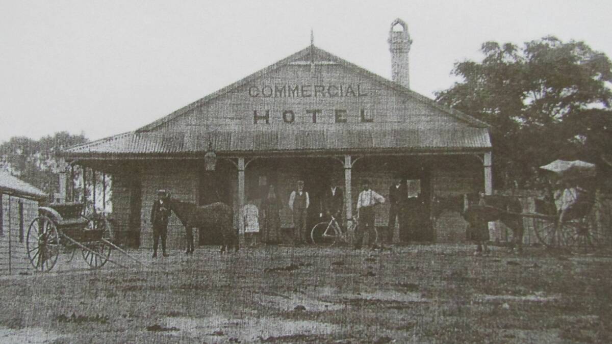 Another feather to Andrew Nelson's cap was being the licensee of the Commercial Hotel in Nambucca Heads in 1887. Photo courtesy of Nambucca Headland Museum.