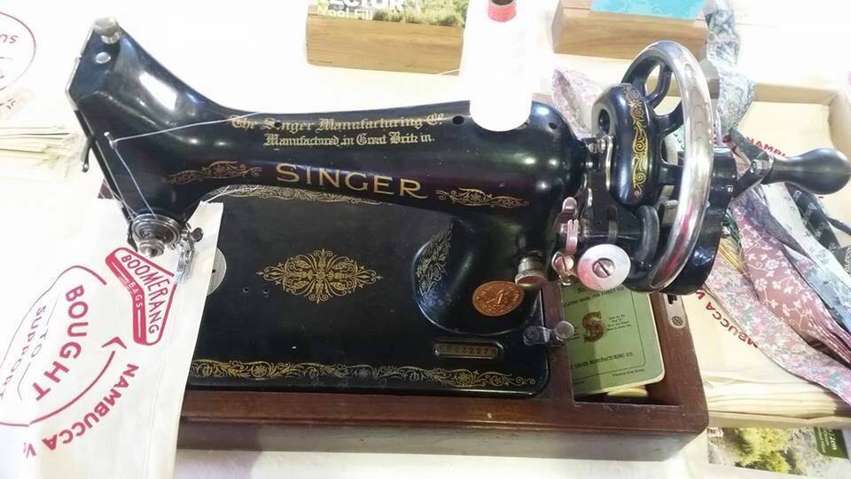Old Singer Sewing machine (belonging to Norm Poole).