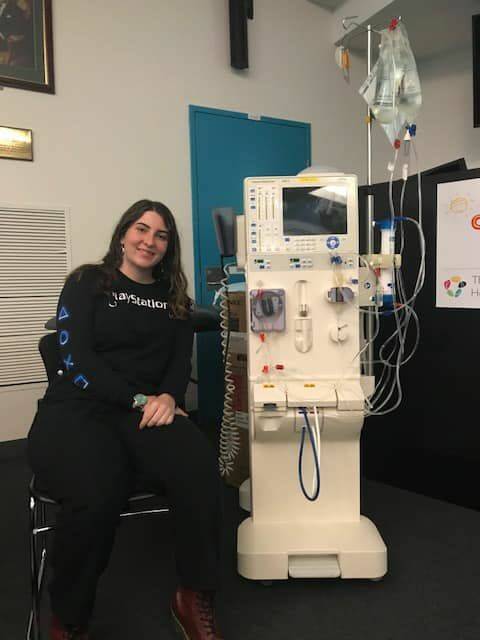Year 12 Biology student Kawana Crowe at Randwick Childrens Hospital during an excursion to Sydney to gather information on heredity, genetics and diseases