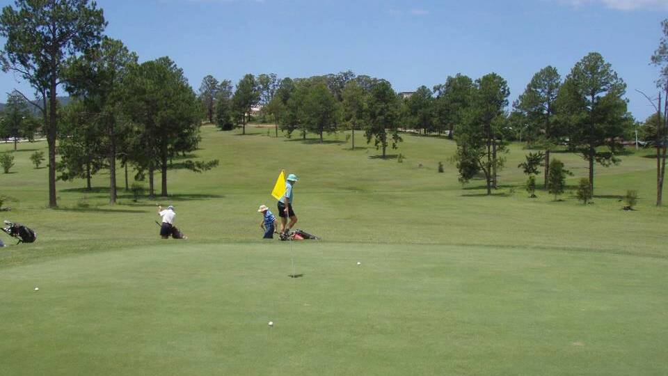 Golfing at Bowraville Recreation Club.