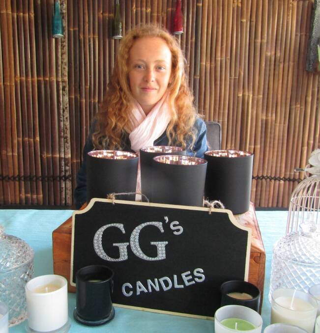 Genna Guy of GG's Candles. Photo supplied.