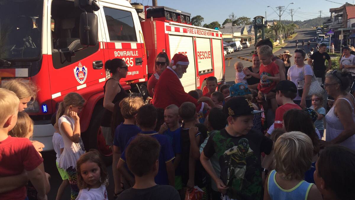 The high street buzzes with Christmas cheer in Bowra