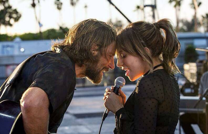 RAW TALENT: Bradley Cooper and Lady Gaga in the romantic, dramatic and musically inspirting new film, A Star is Born. Coming to Nambucca on October 18.