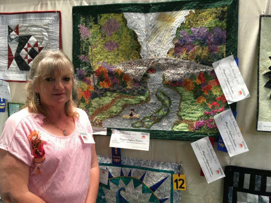 Beautiful quilts and hand work was on display for the annual event.