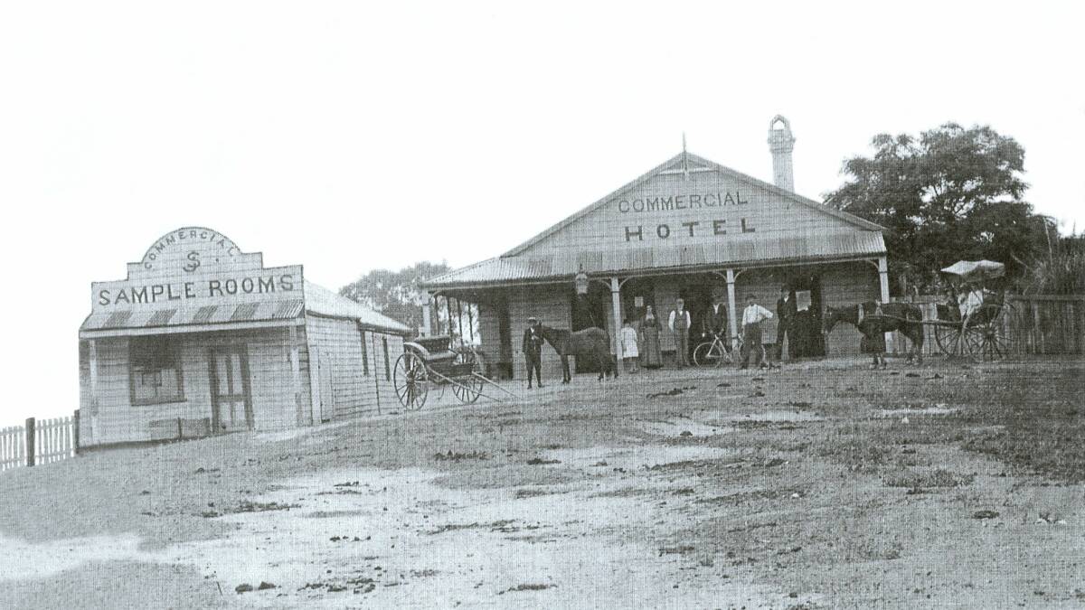 Nambucca Heads first hotel, The Commercial, 1885
