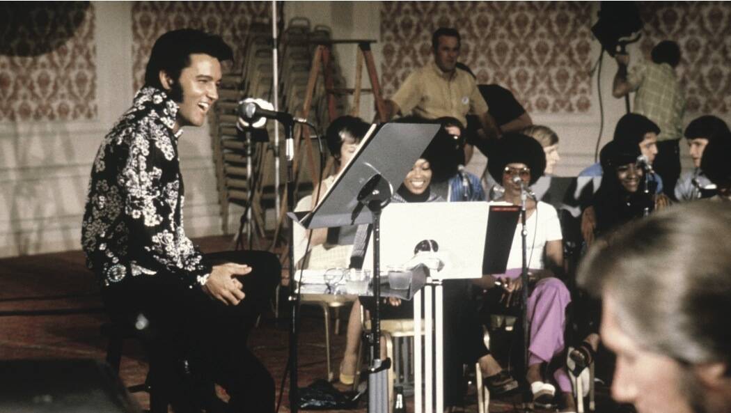 Elvis Presley in Elvis: That's the Way It Is (1970).