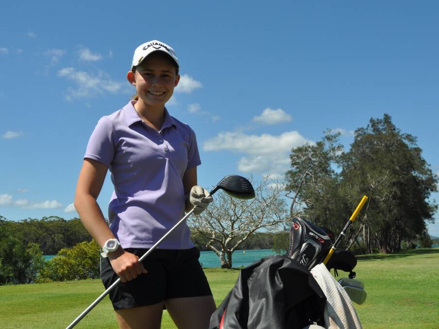TALENTED: Nambucca's Darcy Habgood is dreaming of a future on the golf course