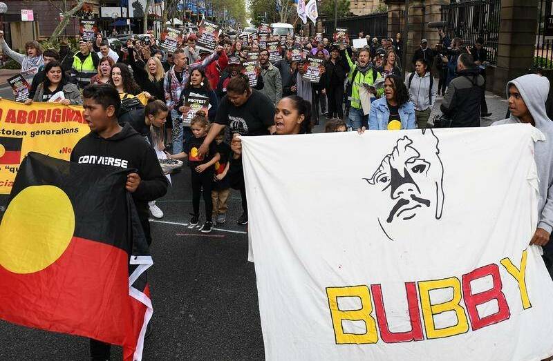 MARCH FOR JUSTICE: Families marched back in September last year after the NSW Supreme Court dismissed an application for a man to face a retrial
