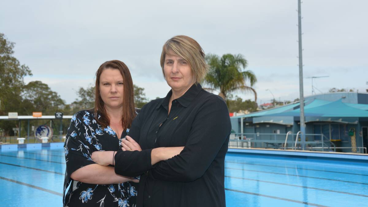 HOPING, HOPING: Dianne Wall and Lyndel Sutton have been spearheaded the Heat our Macksville Pool campaign for the last eight years
