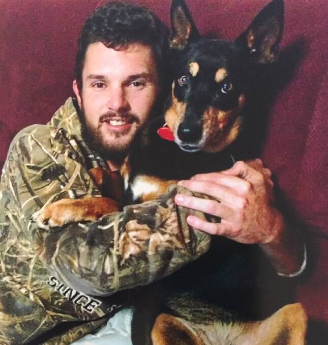 BIG-HEARTED, FUN-LOVING: Benny Bop (Suckling) with his beloved dog Bundy