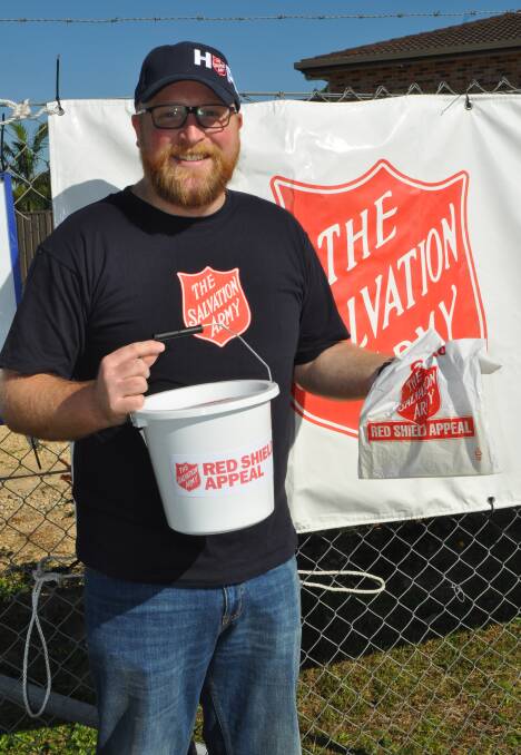 APPEAL TO RESIDENTS: The Salvation Army's Lieutenant Matt Pethybridge is asking people to step out for a couple of hours on Sunday, May 27 
